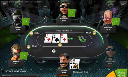 Unibet Poker Tables
