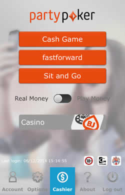 PartyPoker Mobile for iOS and Android