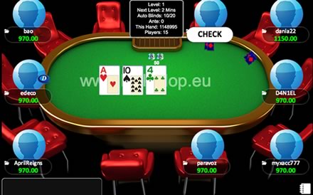 Lucky Flop Poker Table