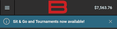 Bovada Sit and Go Tournaments